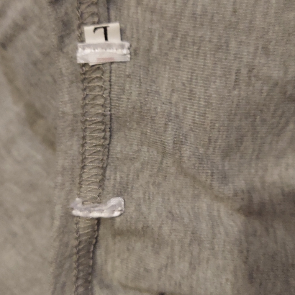 Long Sleeve Heather Gray V-neck bodycon sweater dress - Picture 8 of 8